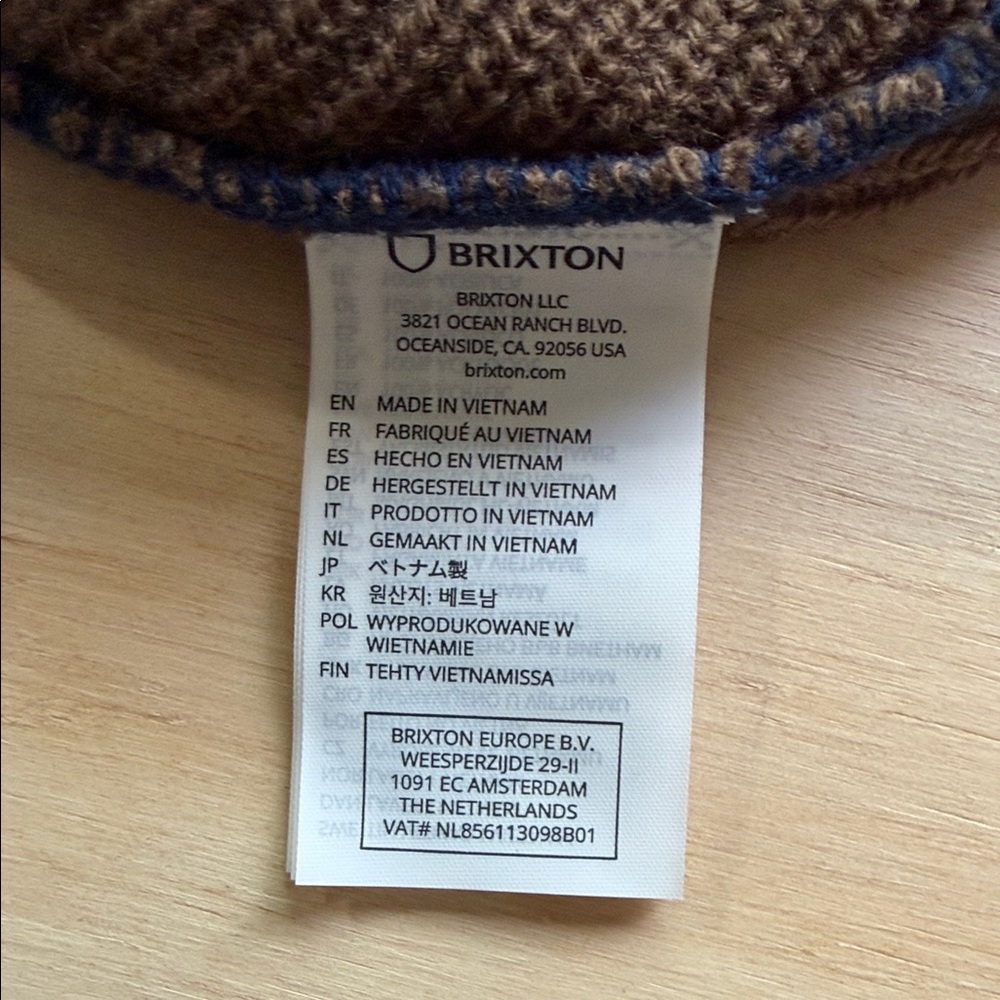 Brixton Chocolate Knit Hat - Picture 9 of 11